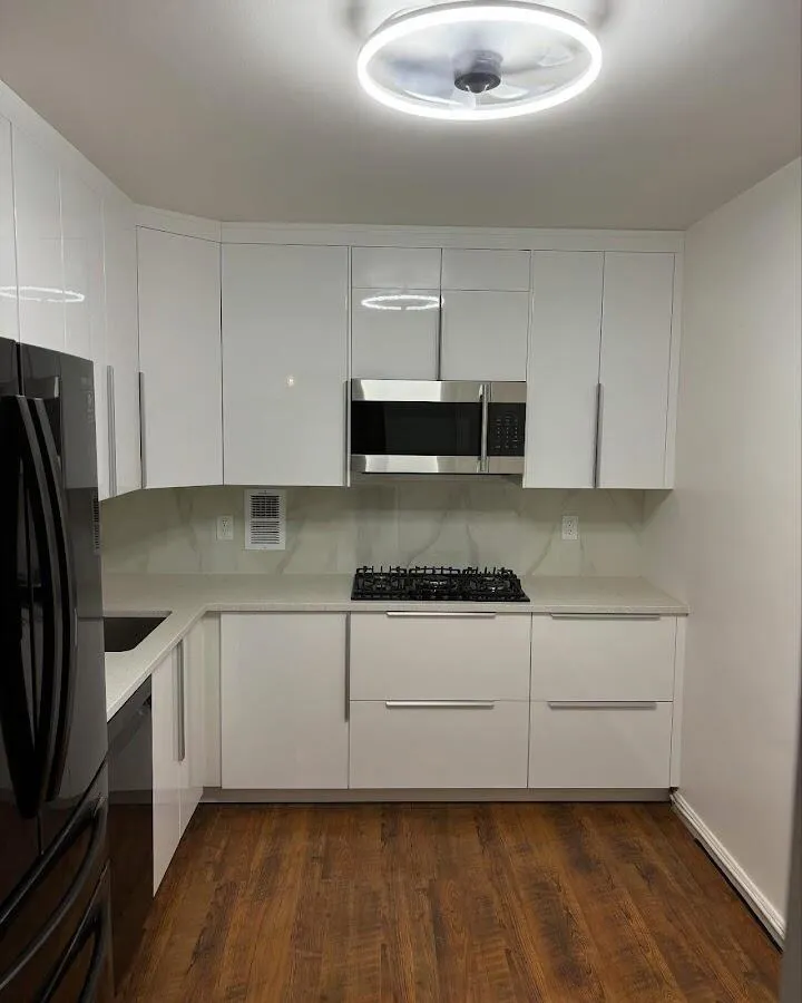 Renovated kitchen with quartz countertops in Rossford